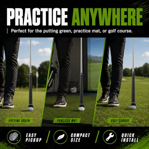 GEAVOUED 4-Claw Pressure Golf Ball Grabber