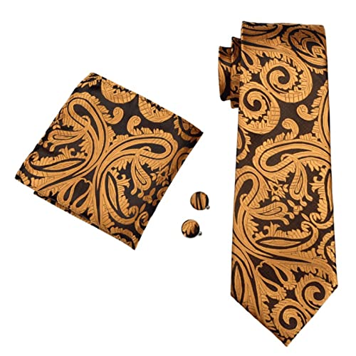 Set de corbata y tirantes de seda para hombre miniatura 4