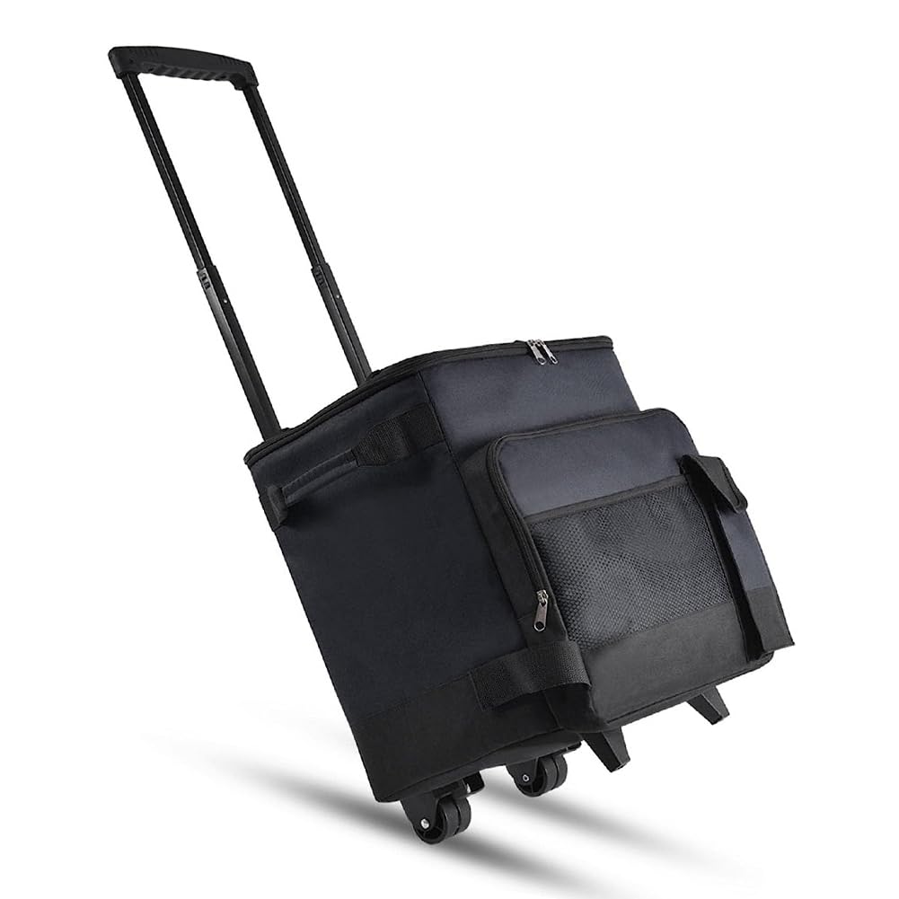 Cool Bag on Wheels, Cooler on Wheels, 42 Litre Cooler Bag on Wheels, Picnic Trolley Cool Bag on Wheels, Wheeled Cool Bag, Cooler Box on Wheels, Cool Box with Wheels, Coolbox on Wheels 42L black
