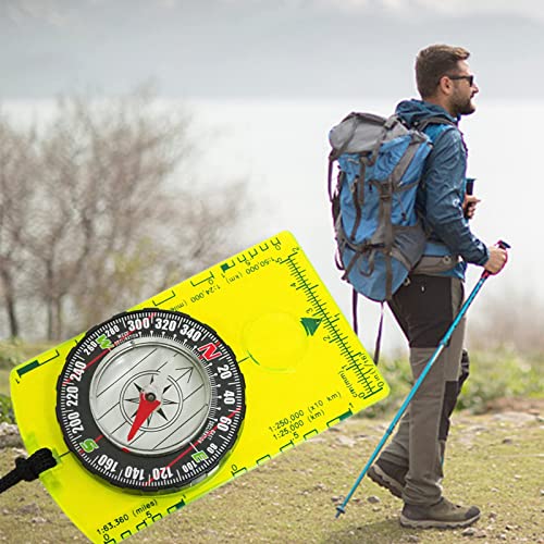 Mucxniiy Orienteering Compass With Whistle - Outdoor Hiking Backpack & Camping Navigation Tool - Perfect Boy Scout Compass Gift For Map Reading & Kids #TOP5