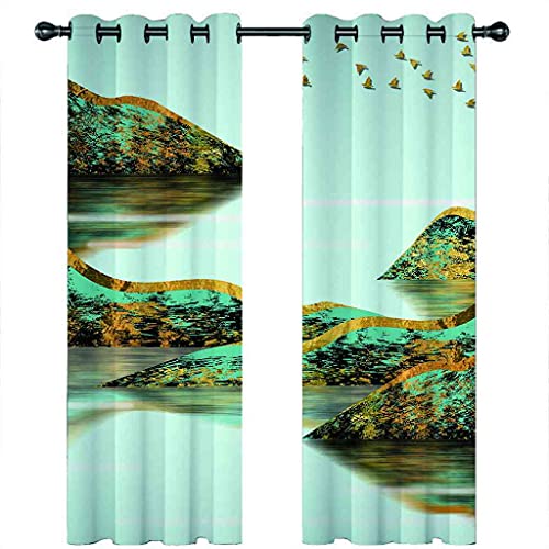 Rideaux de fenêtre en polyester dense oeillets intégrés 300x270 - 5