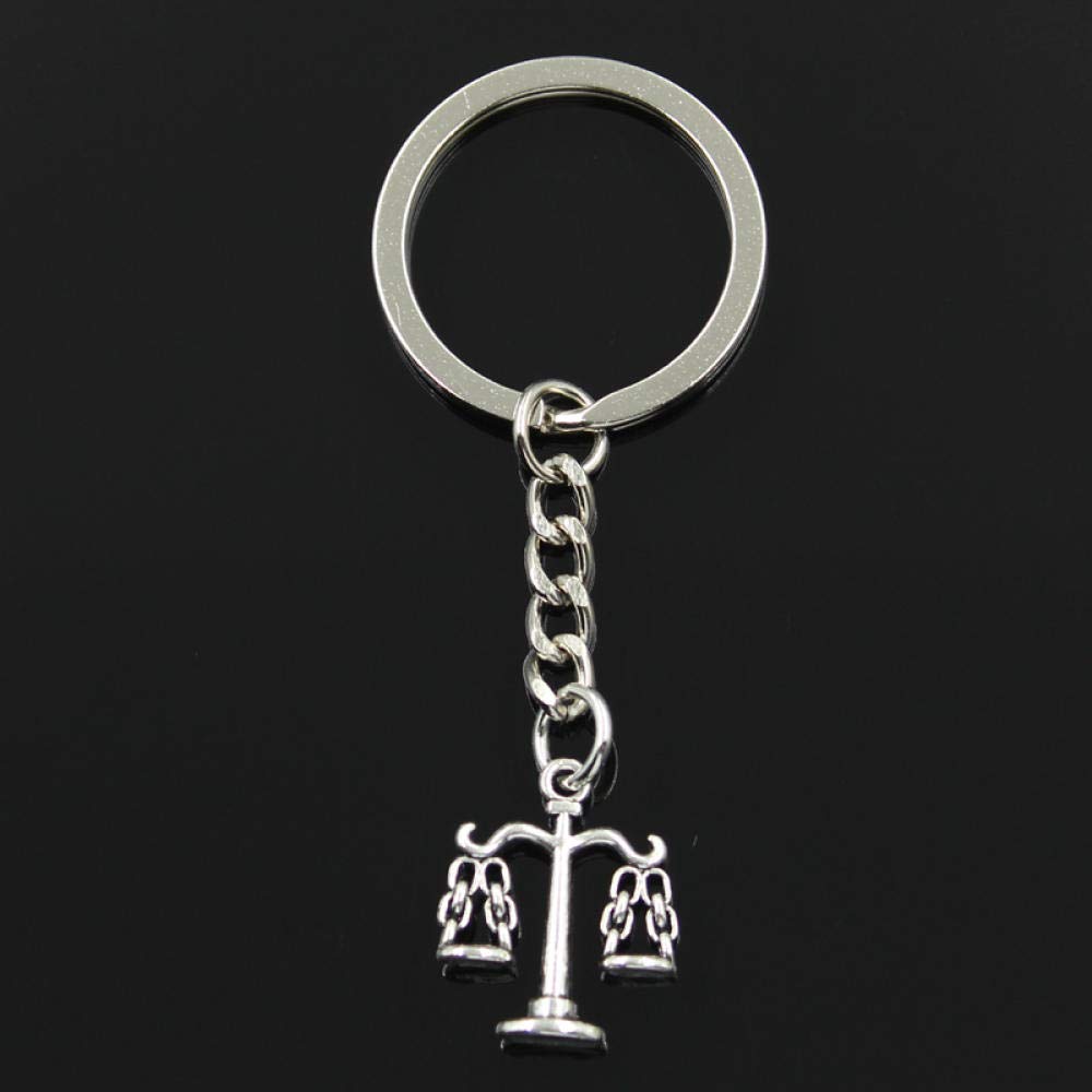 Portachiavi Bilancia Della Giustizia In Acciaio Inox, Regalo Per Studenti Di Giurisprudenza, Avvocati, Laureandi. Simbolo Di Equità, Design Elegante, Ciondolo Per Chiavi, Borsa O Zaino. - 4