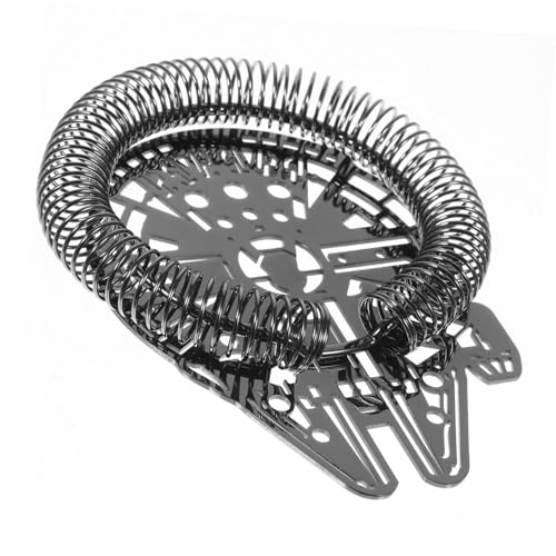 PRETYZOOM Stainless Steel Ice Strainer Bar Drink Strainer Fine Mesh Cocktail Bartending Filters for Mixing