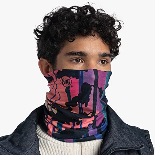 Image of BUFF Original EcoStretch Neck Gaiter, UPF 50 Sun Protection, Breathable, Versatile, Quick Dry, Multi-Colored, Adult Size