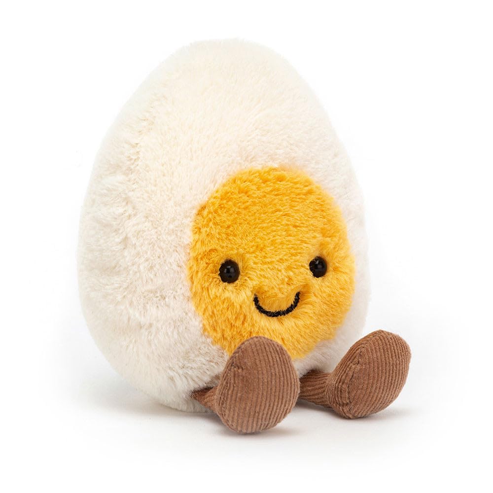 Jellycat Amuseable Happy Boiled Egg - L: 4 cm x l: 8 cm x h: 14 cm
