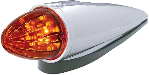 Miniatura 7 de United Pacific 39963 19LED Kit de luces de cabina de lente de sandía de policarbonato, estilo Grakon 1000, construcción de plástico - LED ámbarlente