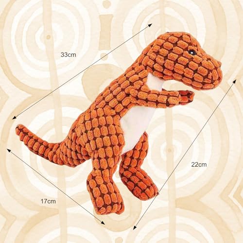 SNONESIY Robustes Unzerstörbares Dino-Hundespielzeug Kauspielzeug