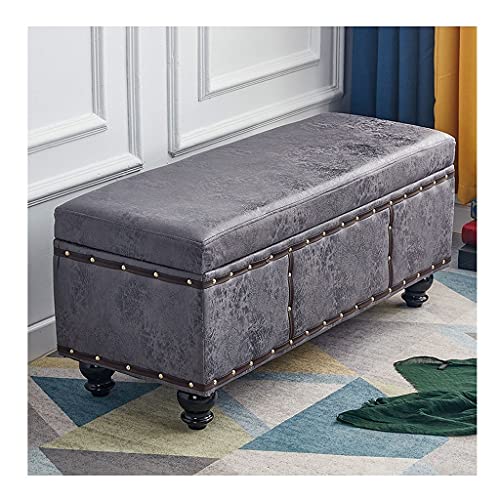 Pouf de rangement rectangulaire idéal pour ranger votre chambre