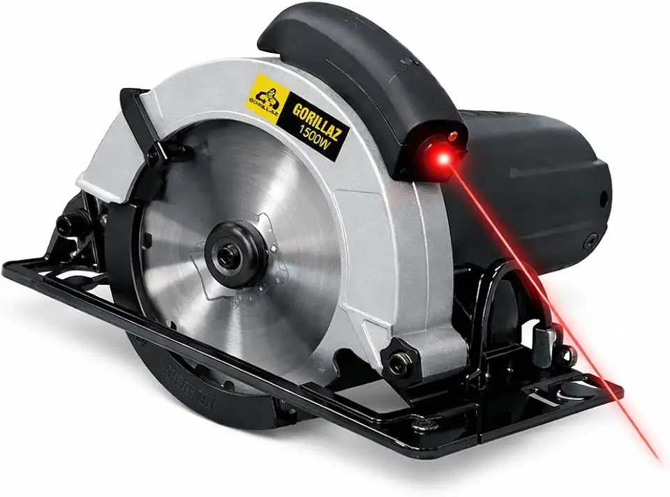 Gorillaz Serra Circular Elétrica 1500w 185mm 220v com Laser