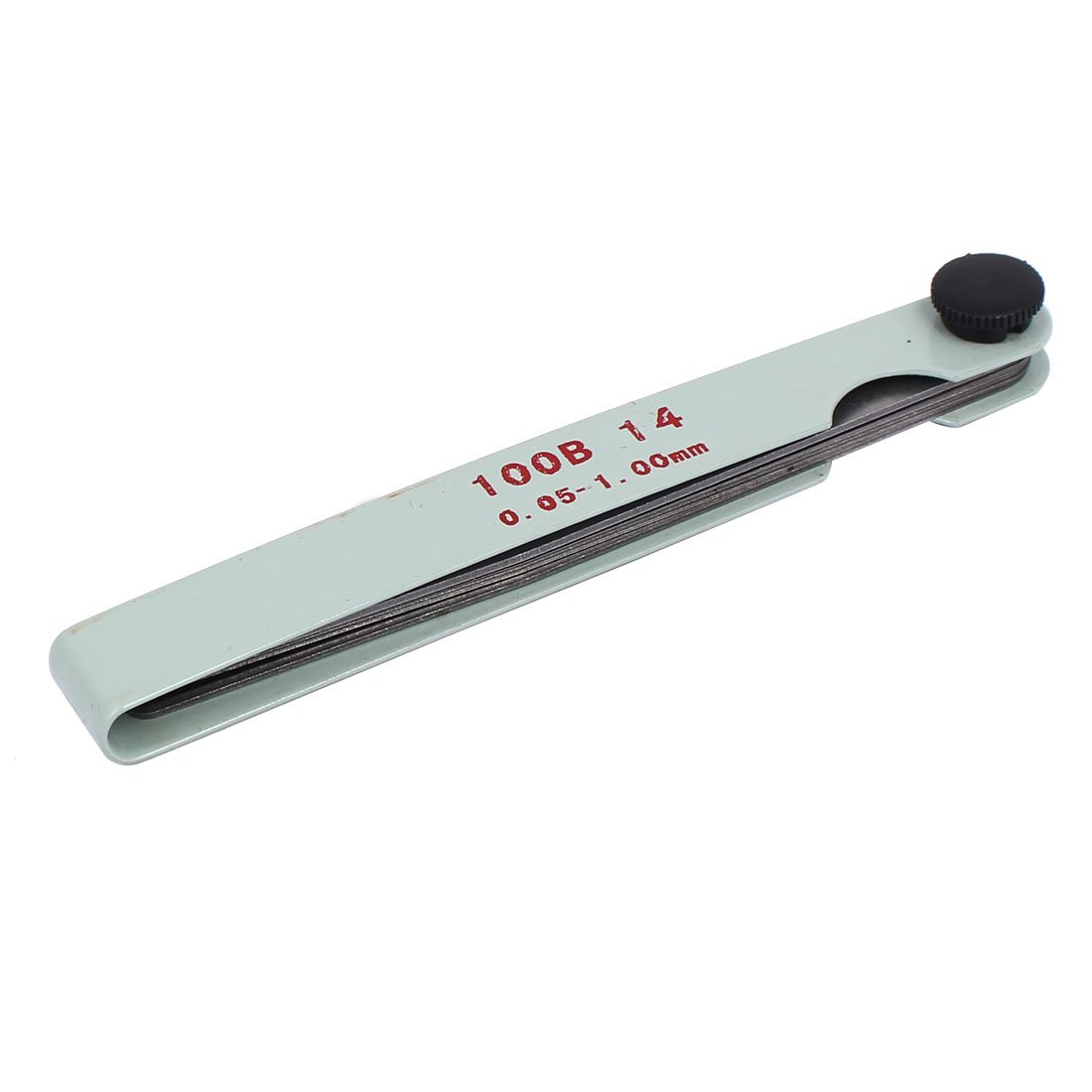 Aexit 0.05mm-1.0mm Thickness Air Conditioning Tools & Equipment 14 Leaves Metal Feeler Filler Gauge Gauges Measuring Tool