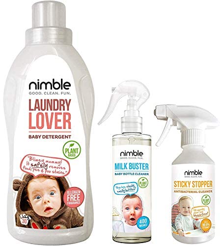 Nimble Baby Starter Kit 1x 200ml Milk Buster Bottle Cleaner