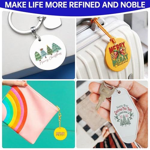 Image of 48 Pcs UV DTF Stickers Christmas Quotes Sticker for Keychain