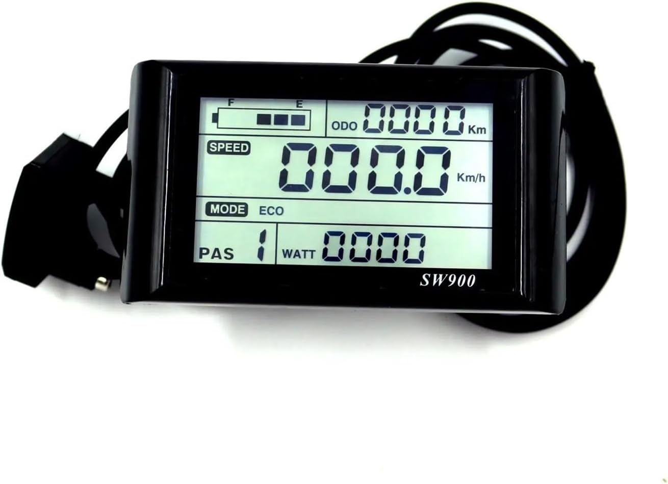 CAARLA Electric Vehicle Motor Controller Dual Drive 48/60/72V 2000W Sine Wave Brushless DC Motor Controller Electric Scooter E-Bike Driver and SW900 One Set(48V Set)
