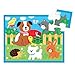 Mudpuppy Playful Pets – 12 Piece Puzzle with Reusable Zipper Pouch Featuring Colorful and Fun Illustrations of Pets Perfect for Easy Storage and Travel