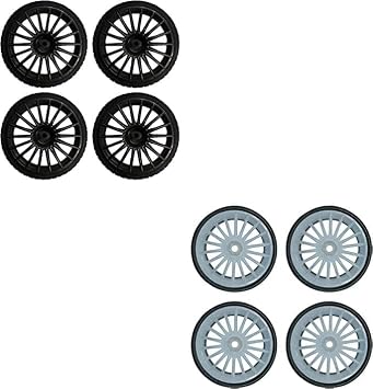 عجلات RACENT 8PCS - 4 إطارات سباق PCS و 4 إطارات انجراف PCS لسلسلة 1/14 RC Drift Car 78504