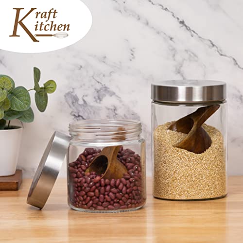 Kraft-Kitchen-Wooden-Measuring-Cups-and-Spoons-Set-Wood-Measuring-Cups-Wooden-Measuring-Spoons-Set-Wood-Kitchen-Accessories-Cute-Measuring-Cups-Measuring-Set-for-Dry-Ingredients