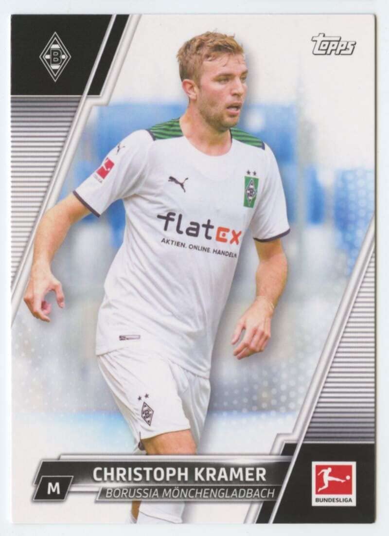 2021-22 Topps Bundesliga #150 Christoph Kramer BORUSSIA MONCHENGLADBACH Soccer Futbol Base Trading Card