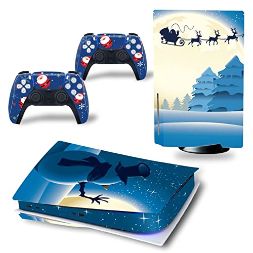 �ی� For PS5 Skin Disc Edition Anime Console and Controller Vinyl Cover Skins Wraps for Version(8952) �C�A�Ȃ��A�c�����Ȃ�(1)