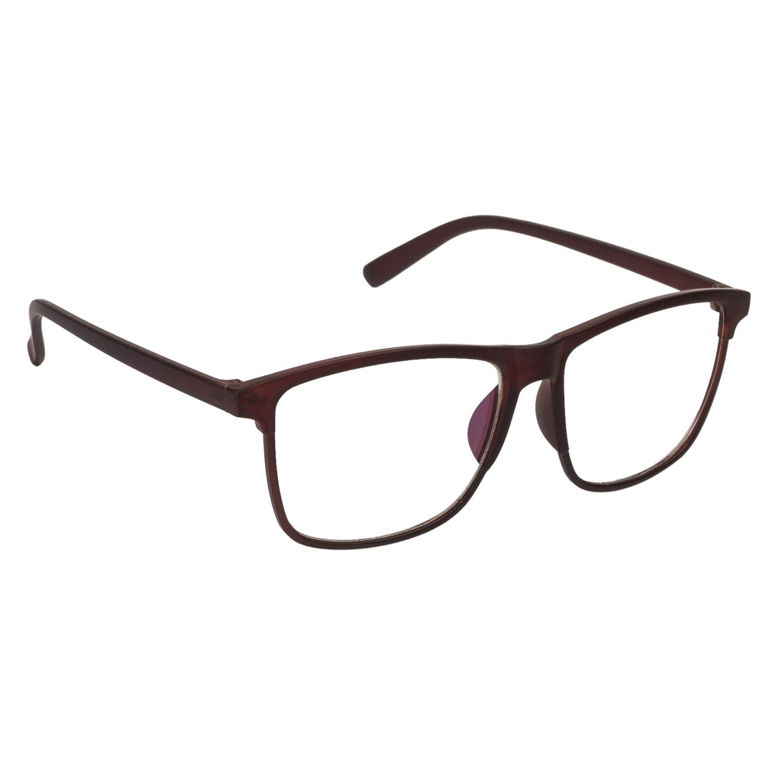 Besties Square Brown-Transparent UV Protection Sunglasses | Frame For Men & Women [MA-318-S2 ] - Pack of 1-image-13