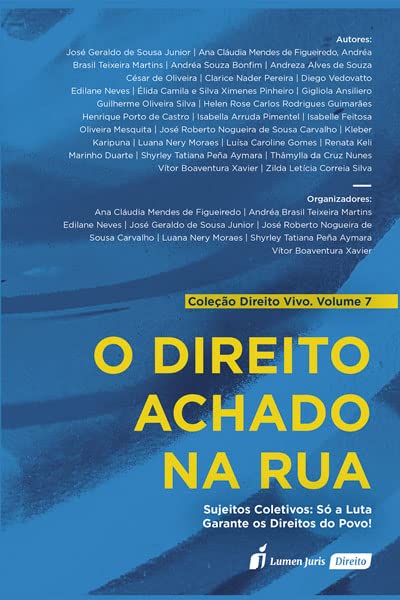 Capa de Direito Achado na Rua, O - Volume 7 - 2023