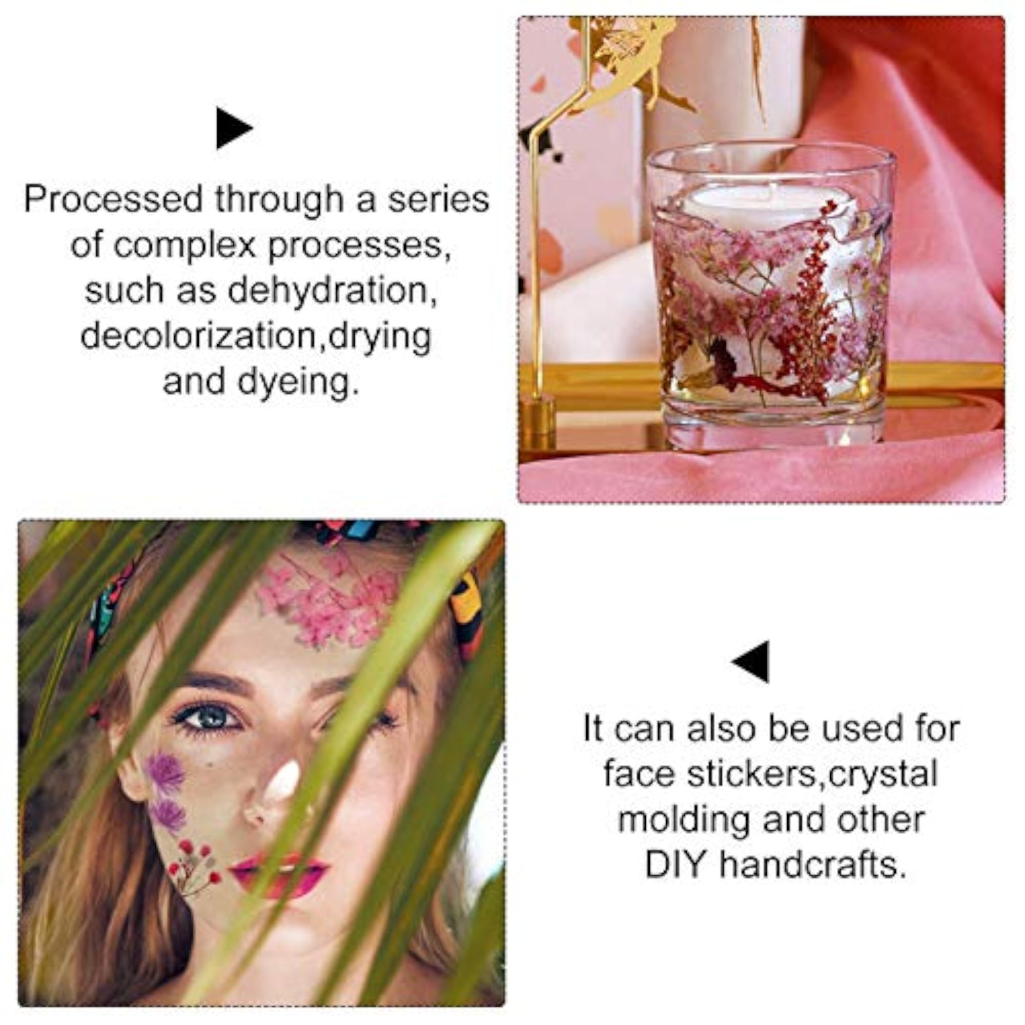 Natural Dried Flower Kit for Resin and Candle Making