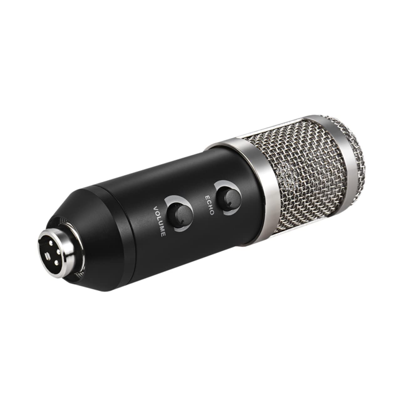 Condensateur Noir Professionnel Micro pour Enregistrement et Diffusion