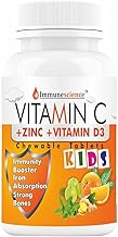Vitamin C for Kids Chewable Tablet with Zinc for Immunity 60 Tablets