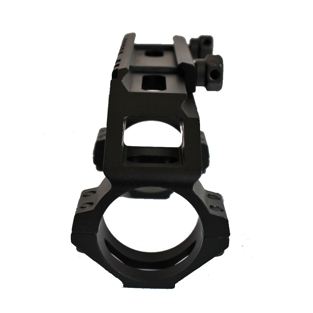 Montura Para Miras De Rifle En Voladizo - Doble Anillo 25.4mm/30mm, Compatible Con Raíles Picatinny/Weaver, Incluye Adaptadores Y Llave Allen