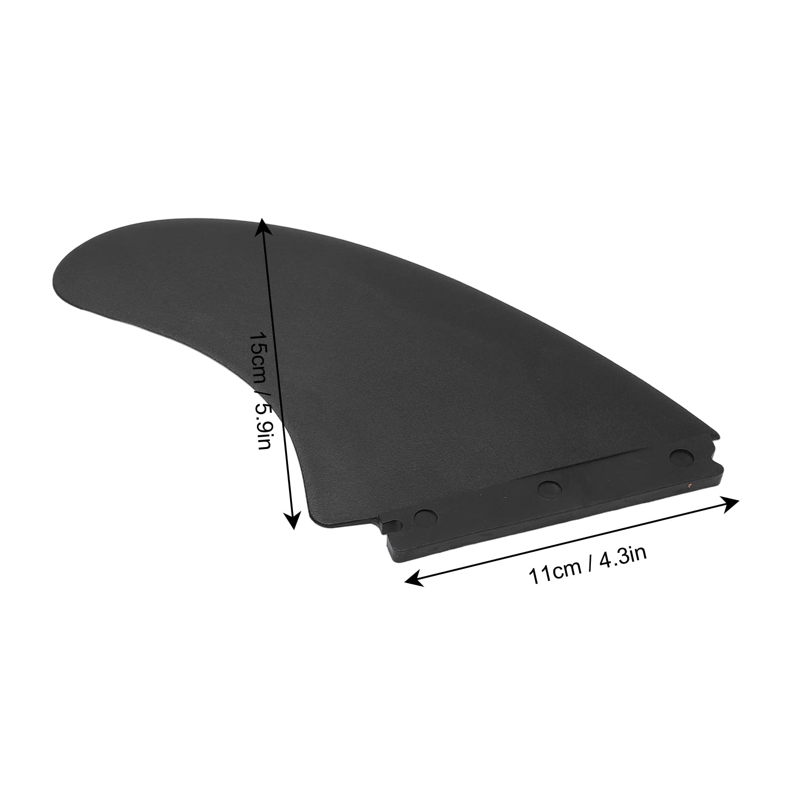 Restokki 1 Pair of Paddle Board Fins Replacement Windsurfing PVC Surfboard Long Board Tail Fin G7