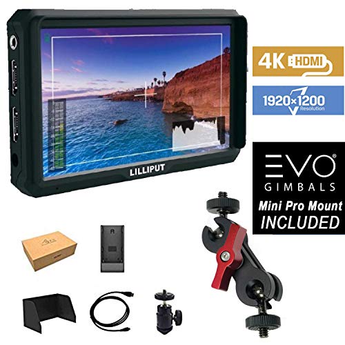 LILLIPUT A5 5 inch IPS On Camera Monitor with 4K HDMI Input Output
