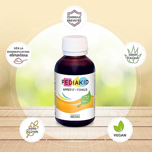 PEDIAKID - Sirop Appétit-Tonus - Complément Alimentaire Naturel - Formule Exclusive au Sirop d'Agave - Stimule l'Appétit - Aide à la Prise de Poids - Lot de 3 flacons de 125 ml – Image 5