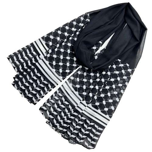 Geometric Printing Hijab Scarf For Female Malay Headscarf Kaftan Long Hijabs Scarf Headwrap Malay Scarf Head Covering