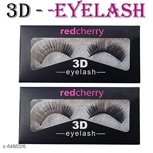 ZemGlam False Eyelash, Long Natural 3D Thick Long Eyelashes 10 Pairs - (Pack of 10 Pair) 3