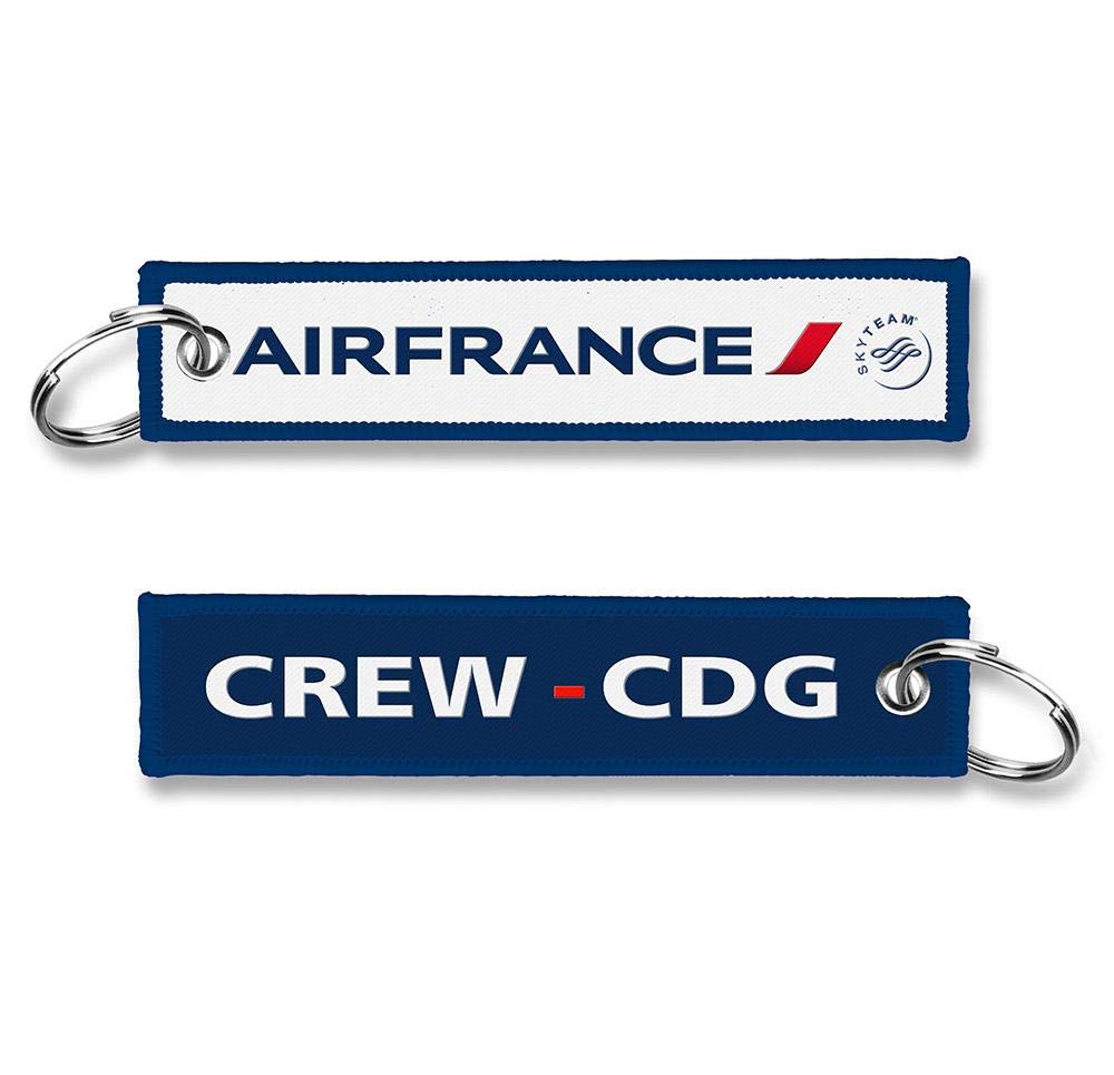 Porte-clés Air France - flamme tricolore - blanc – ONEBIRD