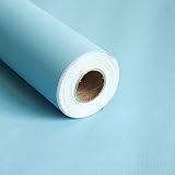 Walwall 壁紙シール 10m はがせる おしゃれ 壁紙 のり付き DIY 天井 壁紙シート 賃貸 防水 リメイクシート スカイブルー