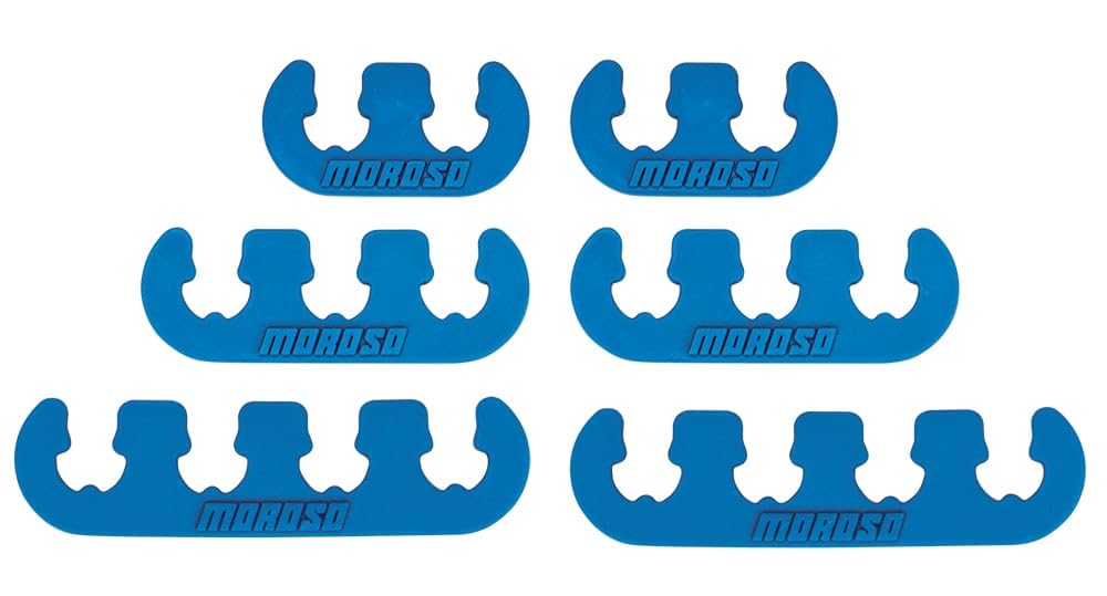 Moroso 73160 Wire Separator Kit, 11mm or sleeved wire, Blue