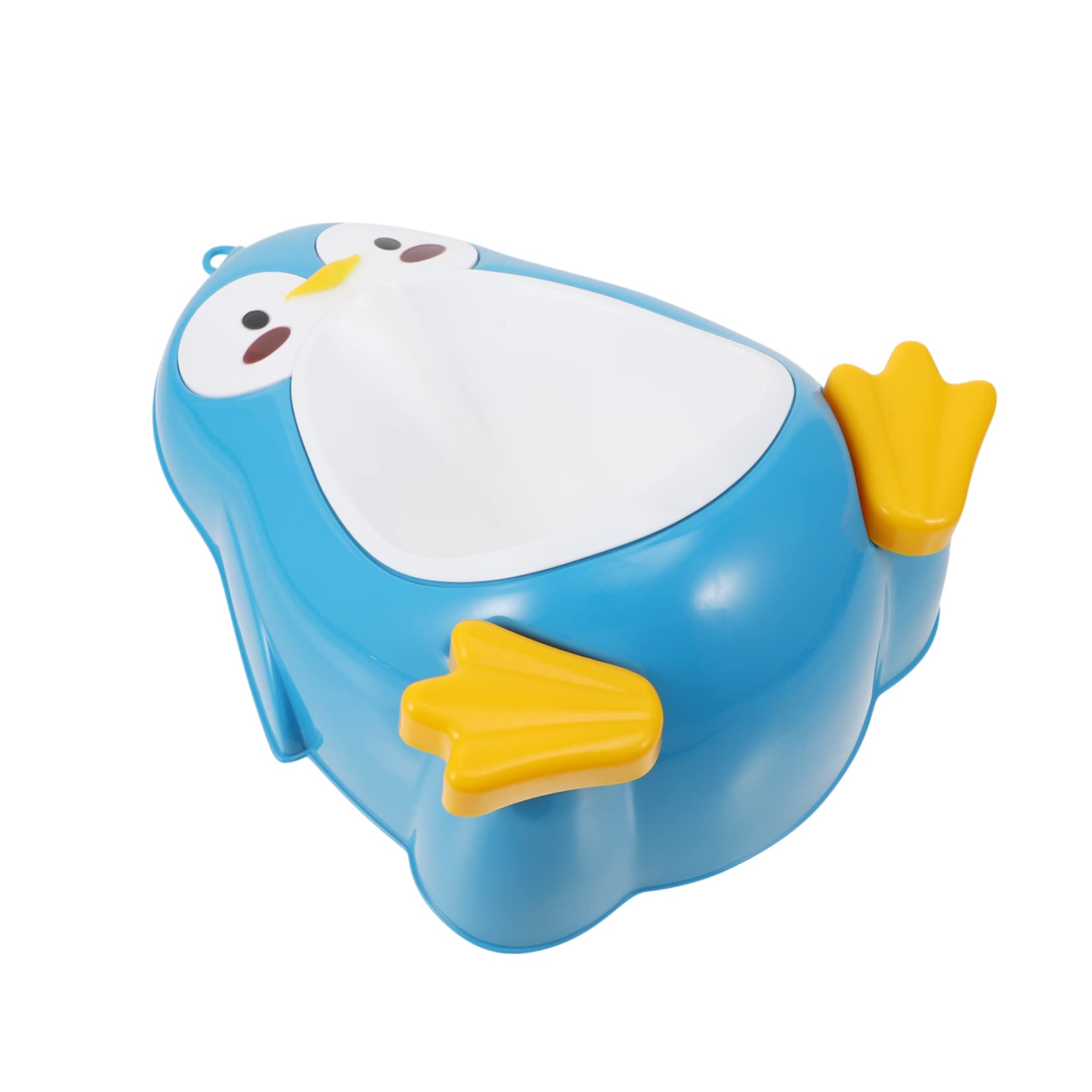 1pc Penguin Shape Boy Training Urinal Wall-Mounted Boy Toilet Fun Design with Rotating Windmill Easy to Install Clean for Potty Training Green