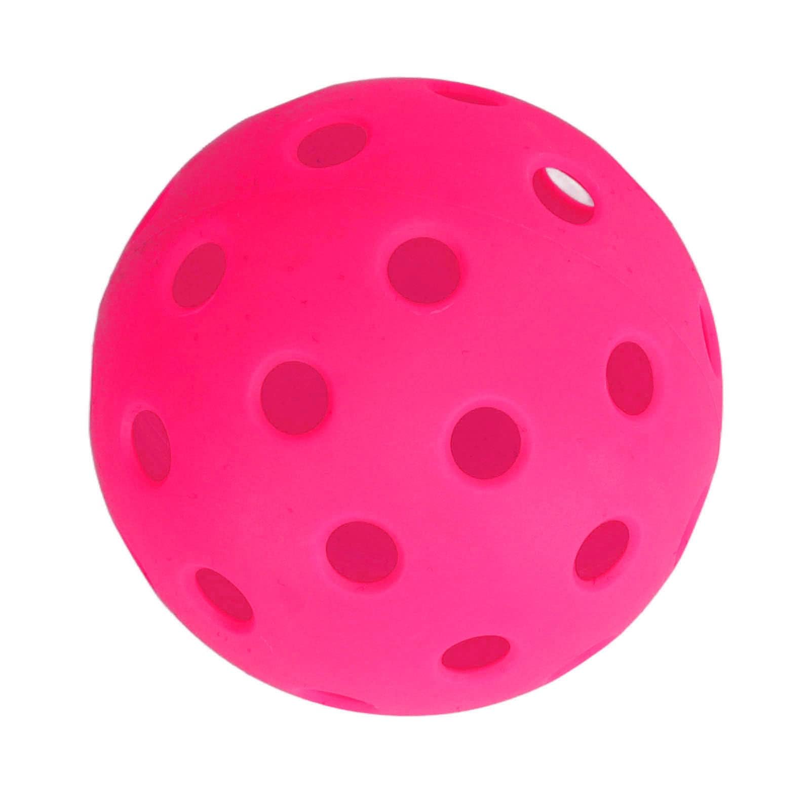 Balles Pickleball Haute Élasticité 40 Trous Lot de 12 PE pour Débutants Familles Entraînement Intérieur Extérieur