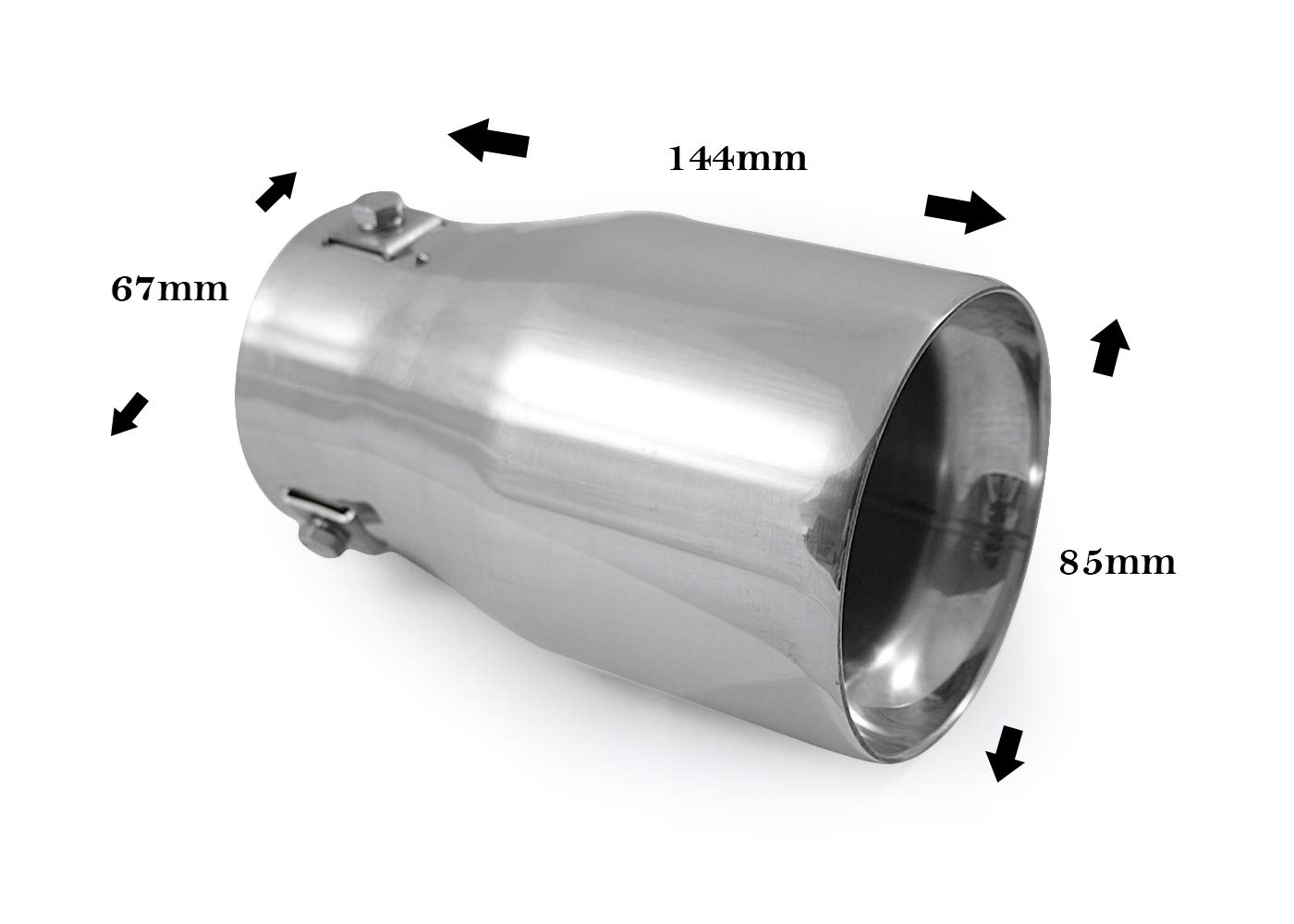 Auspuff Rand Ppe Tal Auspuff Chrom Für Daca Duster Logan Renault
