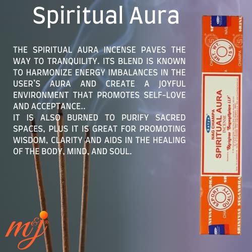Original Satya Nag Champa Spiritual Aura Incense Sticks - Image 2