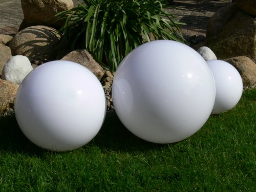 Preisvergleich Produktbild Kugellampen 30cm+40cm+50cm Set Kugelleuchte, Gartenkugel, IP44
