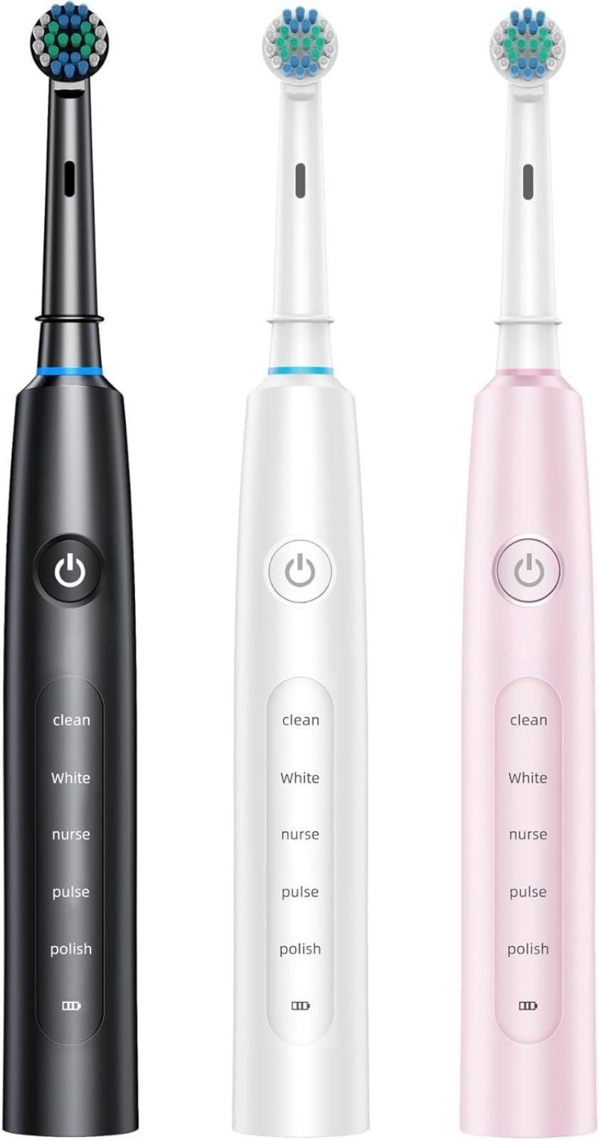 Spazzolino elettrico Deep Clean, spazzolino da denti ricaricabile con modalità multiple e setole morbide per adulti