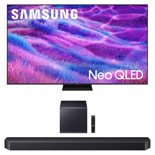 Samsung QN65QN80FAFXZA 65 Inch Neo QLED QN80F Series Supreme UHD 4K TV with a HW-Q900F Q Series Soundbar 7.1.2 Ch Subwoofer (2025)