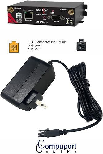 Miniatura 4 de Adaptador de corriente de CA CompuPort salida de 12 VCC, con conector Molex de 4 pines para módems Microhard, CradlePoint, Peplink, Redlion y