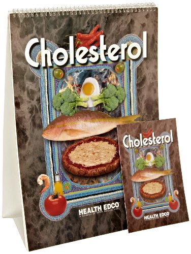 Image of HEALTH EDCO W43208 Cholesterol Flip Chart, 12 inch Length x 17 inch Height