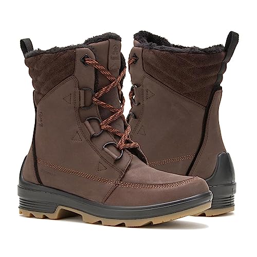 Bottes d'hiver Kamik Deity Mid femme de haute qualité avec finitions soignées en noir élégant
