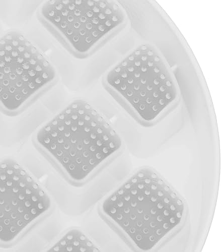 Miniatura 4 de Máquina de cubitos de hielo, bandeja reutilizable de 36 cubos de hielo con tapa y cuchara de hielo, máquina de cubitos de hielo apilable para barra