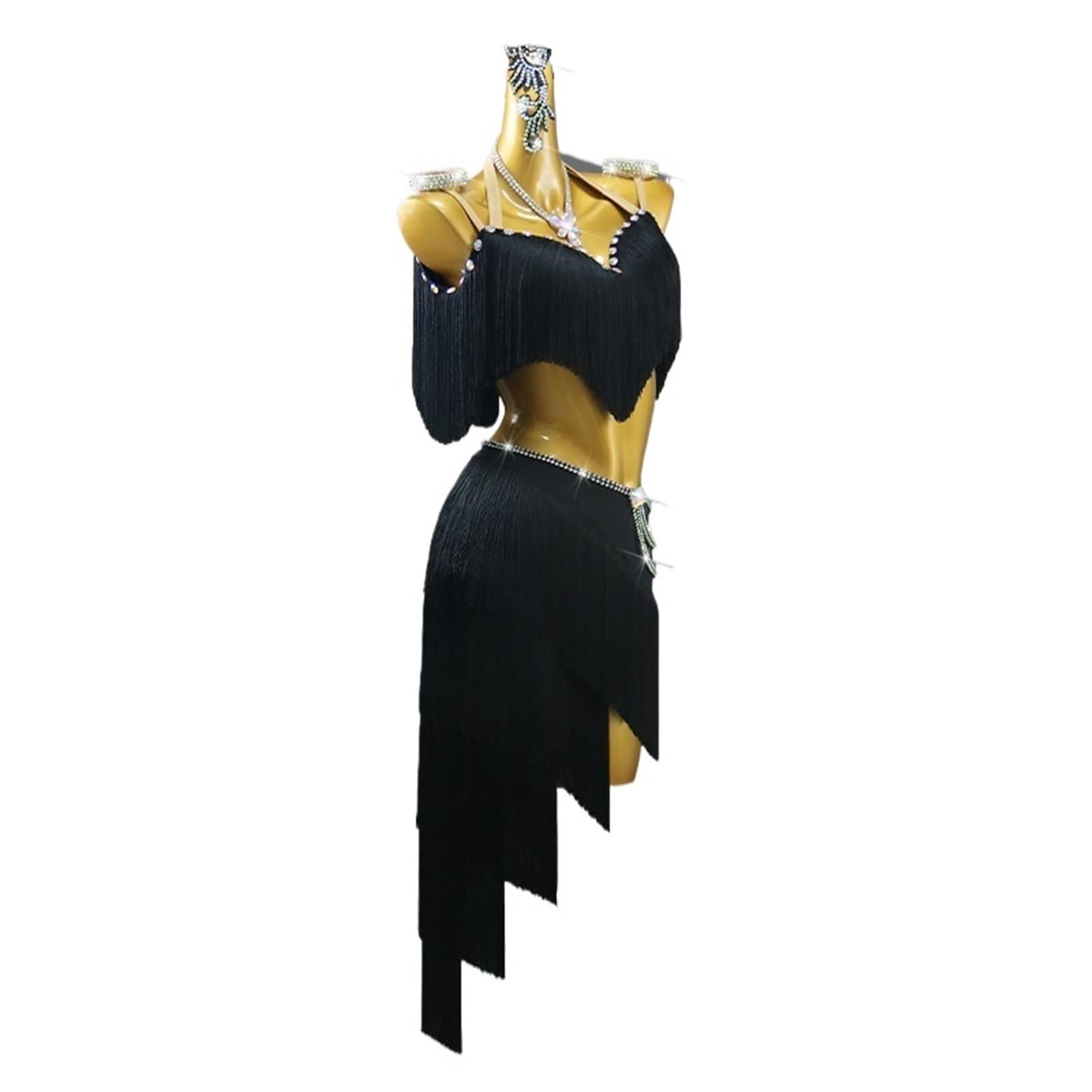 Latin Tanzkleid Latein-Tanzkleid for Damen, Tanzbekleidung, Wettkampfkostüm, Übungsanzug Für Tanz