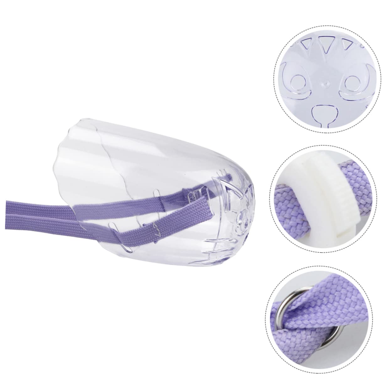 DOITOOL 5piezas Bozal para Gatos Protector De Mordeduras Diseño Práctico y Cómodo para Baños y Visitas Al Veterinario Material Resistente y Duradero