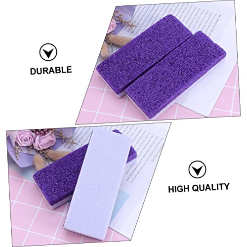 Healeved 10 Pcs Pedra-pomes dupla face esfoliante para os pés esfoliante pés ferramentas pedicura es